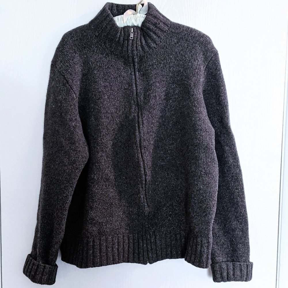 POLO RALPH LAUREN ✨ Lambs Wool Full Zip Sweater